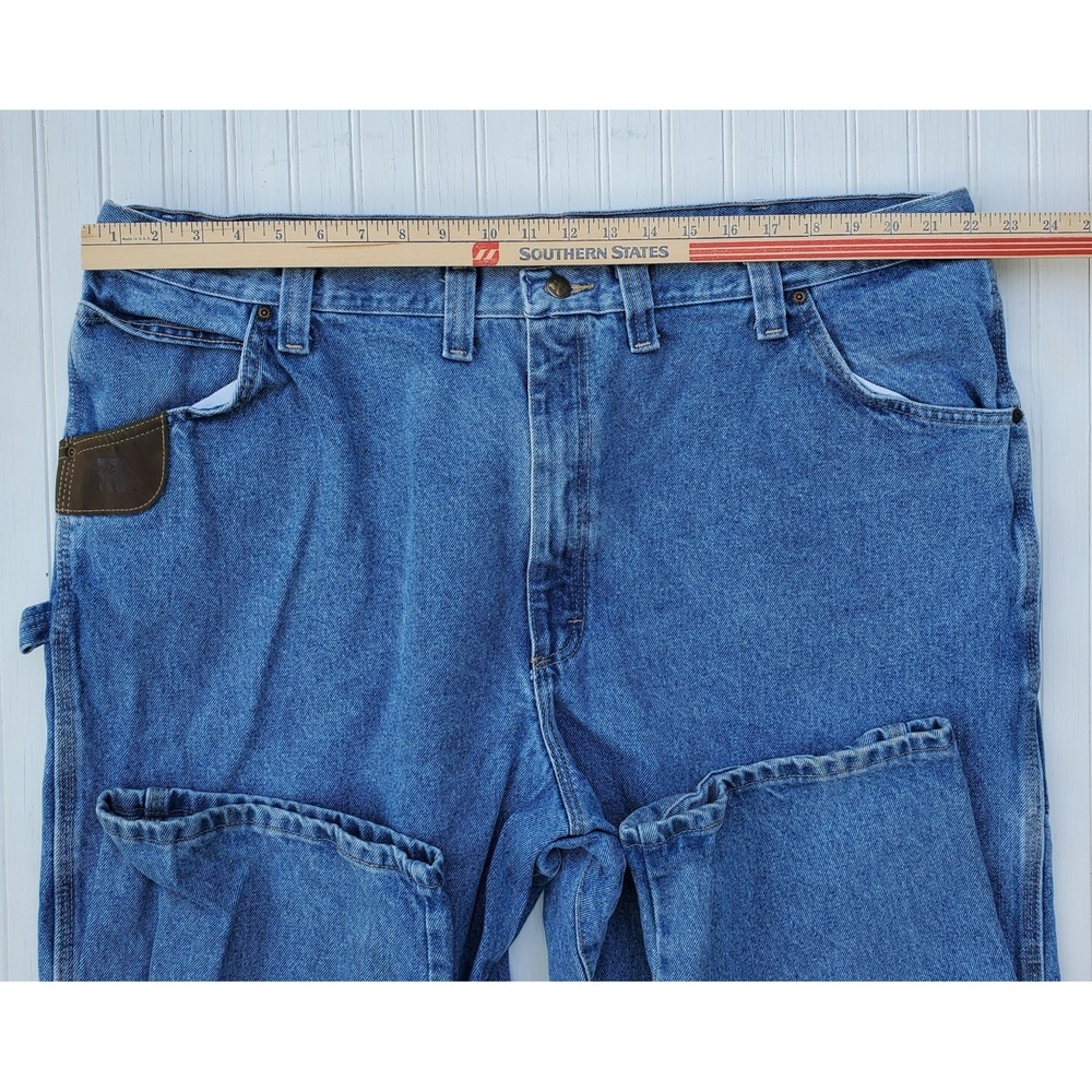 Wrangler Riggs Work Jean Men 46x32 (Fits 44x32) Workhorse‎ Carpenter Relaxed Fit - Picture 3 of 9